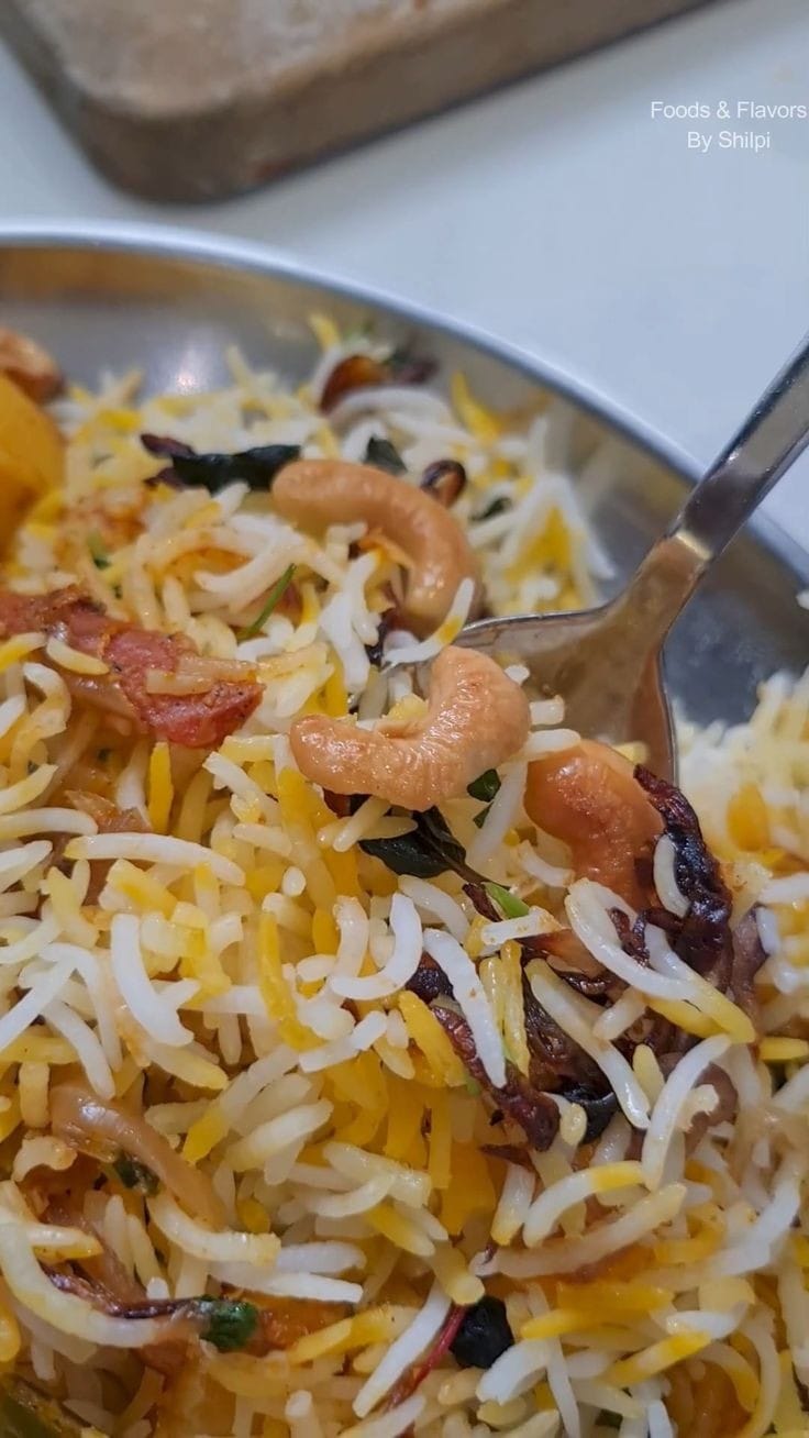 Spl. Veg Biryani – Rajesh Restaurant