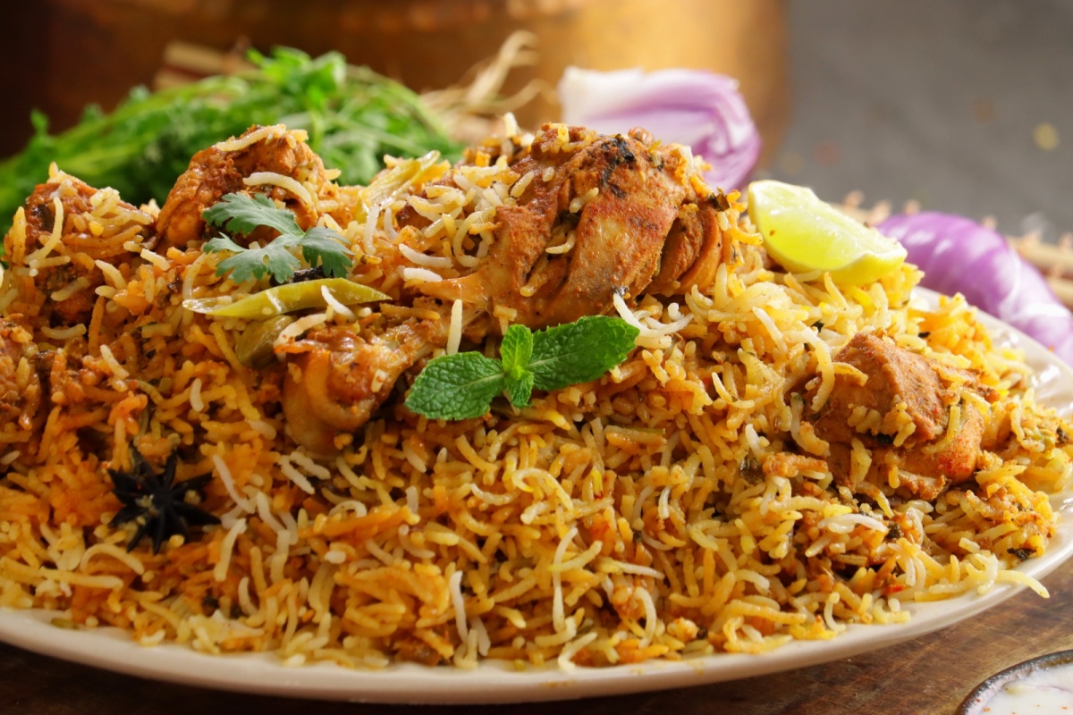 dum cut chickenpcs biryani – Rajesh Restaurant