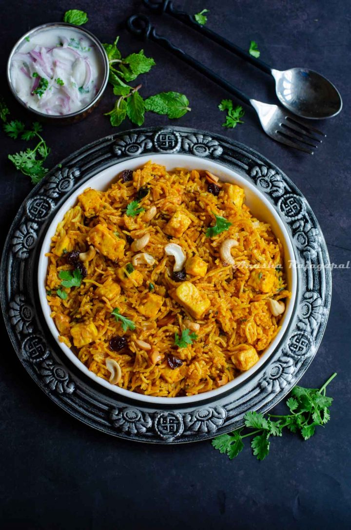 Kaju Paneer Biryani